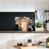 TITTEBO Tambour storage f small appliances, black, 60 cm