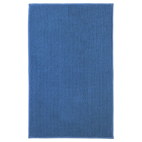 TOFTBO Bath mat, bright blue, 50x80 cm