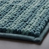 TOFTBO Bath mat, striped/blue, 60x120 cm