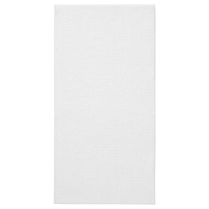 TOFTBO bath mat, white, 60x120 cm IKEA
