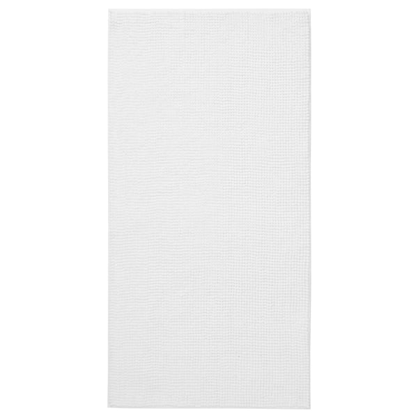 TOFTBO Bath mat, white, 60x120 cm