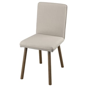 TONSTAD Chair, Fridtuna light beige/brown oak effect