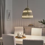 TORARED Pendant lamp shade, sedge/handmade, 36 cm