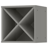 TORNVIKEN Shelf, grey, 40x37x40 cm