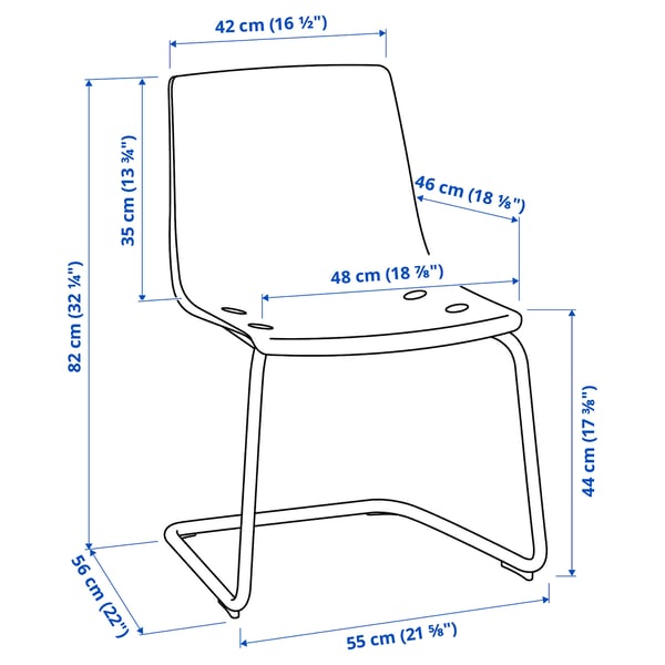 TORSBY / TOBIAS Table and 4 chairs, high-gloss/white chrome-plated/chrome-plated brown/red