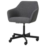 TOSSBERG / MALSKÄR Swivel chair, Gunnared dark grey/black