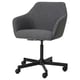 TOSSBERG / MALSKÄR Swivel chair, Gunnared dark grey/black