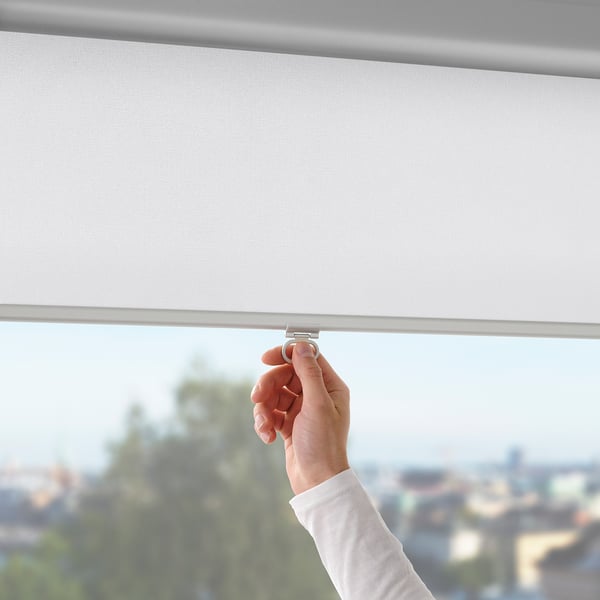 TRETUR Block-out roller blind, white, 100x195 cm