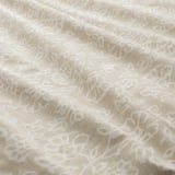 TRINDSTARR Duvet cover and pillowcase, beige/white, 150x200/50x80 cm