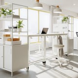 TROTTEN Table, white, 80x80 cm