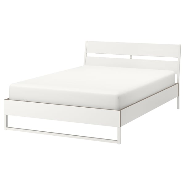 Trysil Bed Frame White Leirsund Ikea