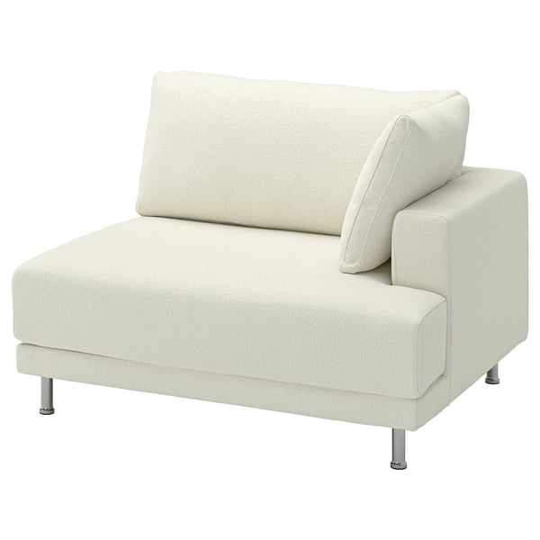 UPPÅKRA 1.5-seat module, with armrest right/Axvall off-white
