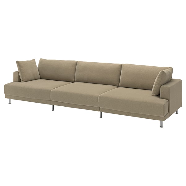 UPPÅKRA 4,5-seat modular sofa, Johanneshov brown-beige