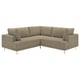 UPPÅKRA Modular corner sofa, 3-seat, Johanneshov brown-beige
