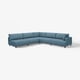 A modern blue UPPÅKRA sectional sofa with clean lines and plush cushions.