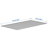 UPPDATERA Drawer mat, grey, 50x96 cm