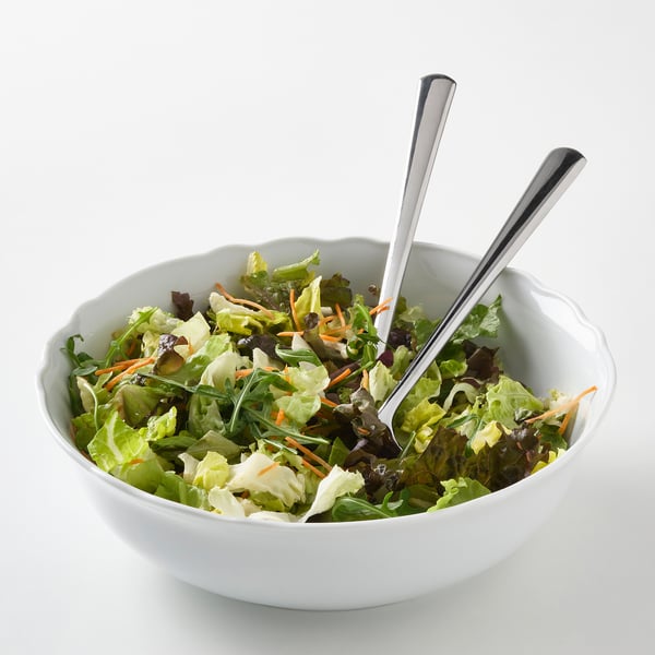 UPPLAGA Serving bowl, white, 26 cm