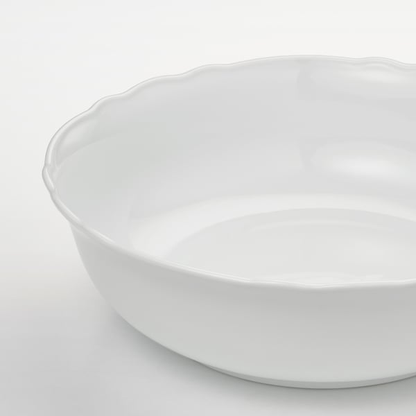 UPPLAGA Serving bowl, white, 26 cm