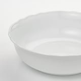UPPLAGA Serving bowl, white, 26 cm