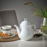 UPPLAGA Teapot, white, 1.2 l