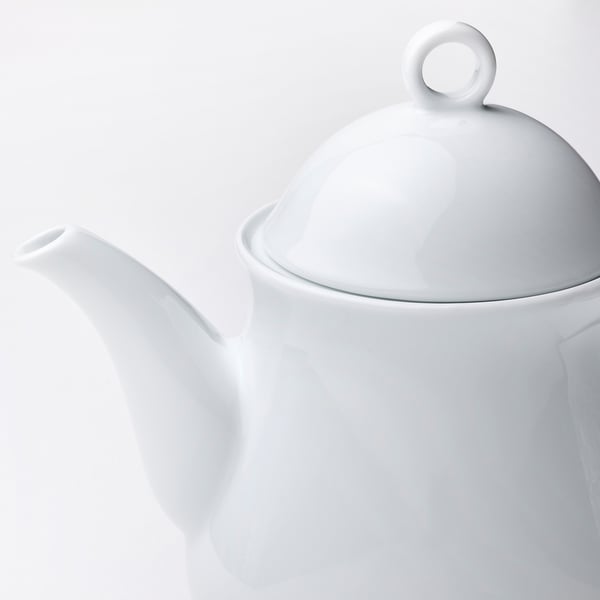UPPLAGA Teapot, white, 1.2 l