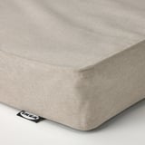 UTÅKER Stackable bed with 2 mattresses, pine/Vannareid extra firm, 80x200 cm