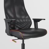 UTESPELARE / MATCHSPEL Gaming desk, chair and drawer unit, black