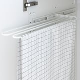 UTRUSTA Towel rail, white, 16 cm