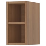 VADHOLMA Open storage, brown/stained ash, 20x37x40 cm