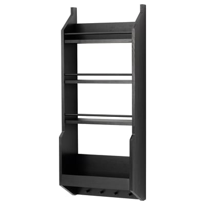 VADHOLMA Wall shelf, black