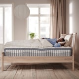 VÅGSTRANDA Pocket sprung mattress, extra firm/light blue, 160x200 cm