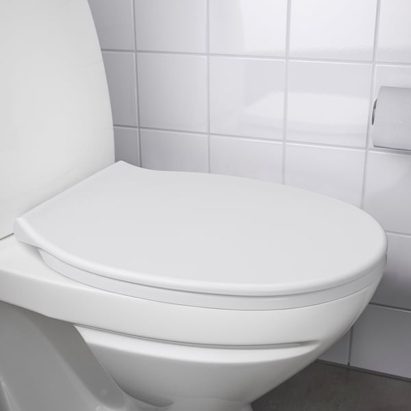 VALLOXEN Toilet seat, white
