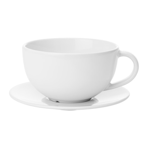 VARDAGEN Jumbo cup and saucer IKEA