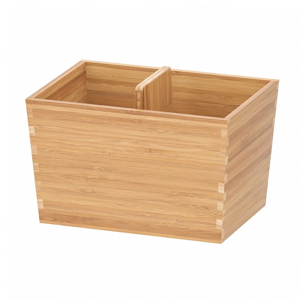 Variera Box With Handle Bamboo Ikea