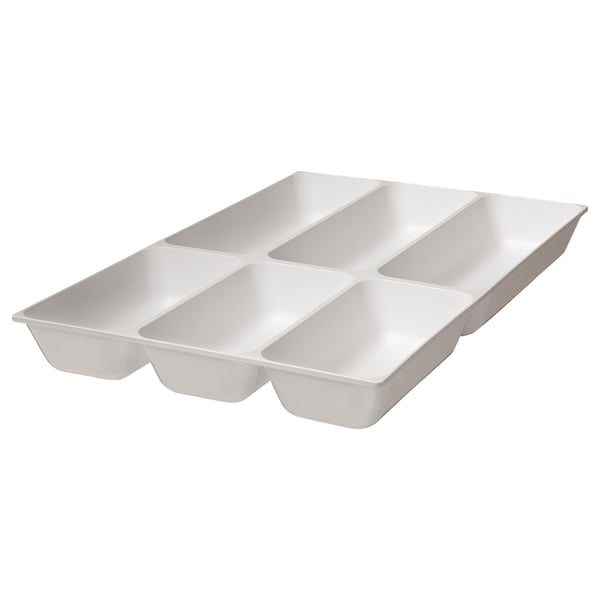 Variera Cutlery Tray High Gloss White Ikea