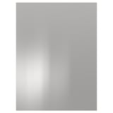 VÅRSTA Front for dishwasher, stainless steel, 60x80 cm