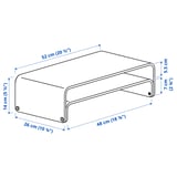 VATTENKAR Laptop/monitor stand, birch, 52x26 cm