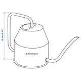 VATTENKRASSE Watering can, ivory/gold-colour, 0.9 l
