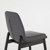 VEDBO Chair, black/Gunnared dark grey