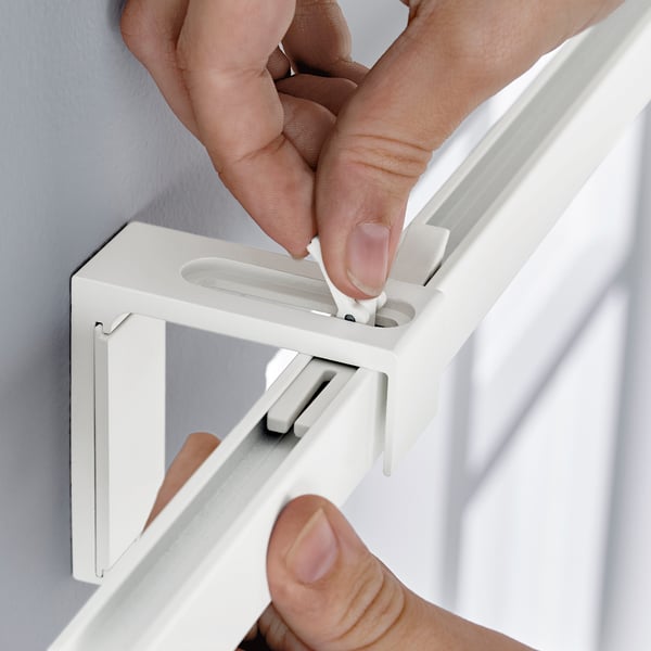 Vidga Single Track Rail White Ikea