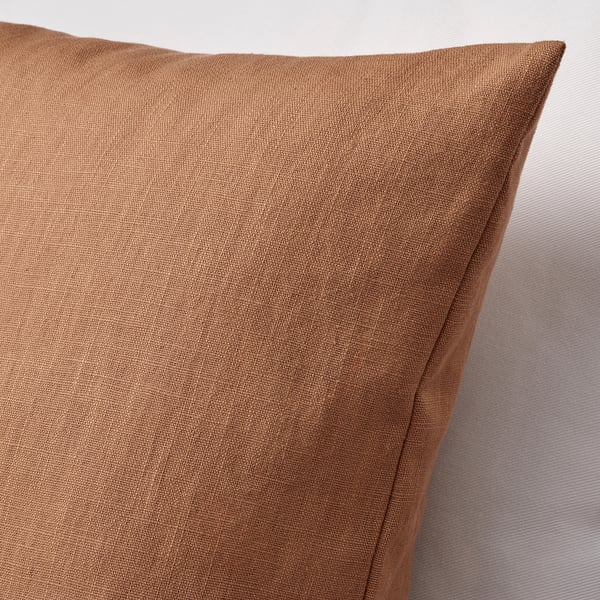 VIGDIS Cushion cover, light brown, 50x50 cm IKEA