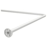 VIKARN Shower curtain rod, white