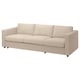 Option: VIMLE 3-seat sofa-bed, Hallarp beige