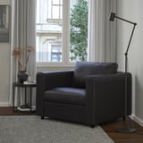 VIMLE Armchair, Grann/Bomstad black