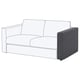 VIMLE Armrest, Gunnared medium grey