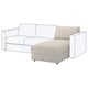 Option: VIMLE Chaise longue section, Gunnared beige