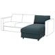 VIMLE Chaise longue section, Hillared dark blue