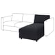 Option: VIMLE Chaise longue section, Saxemara black-blue
