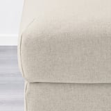 VIMLE Footstool with storage, Gunnared beige