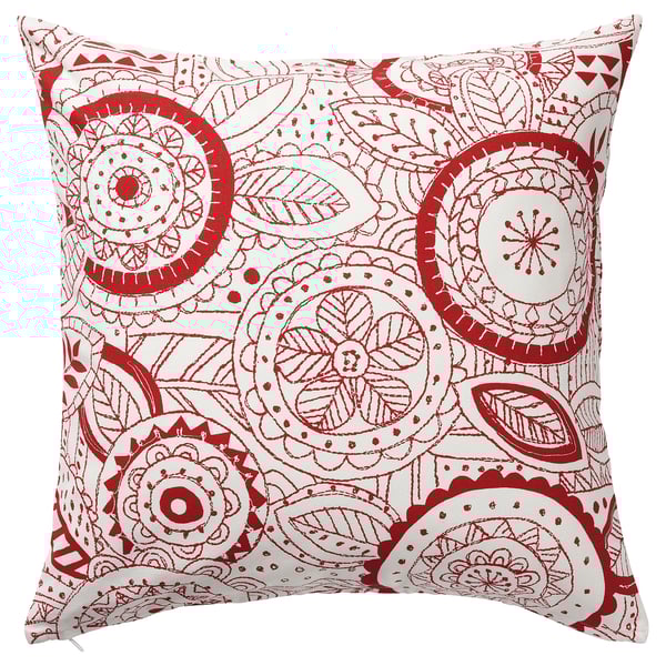 Vinter 2019 Cushion Cover White Red Ikea